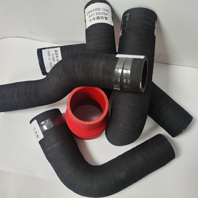 Black Intercooler Cooling Silicone Rubber Radiator Hose For Hitachi Zax200 Zax240 Zax270